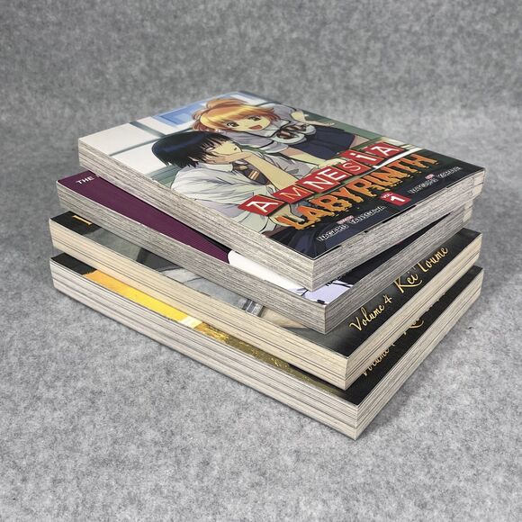 Amnesia Labyrinth Vol 1-2 Lament of the Lamb Vol 1+4 Manga Lot Mystery Horror Dr - Picture 7 of 8